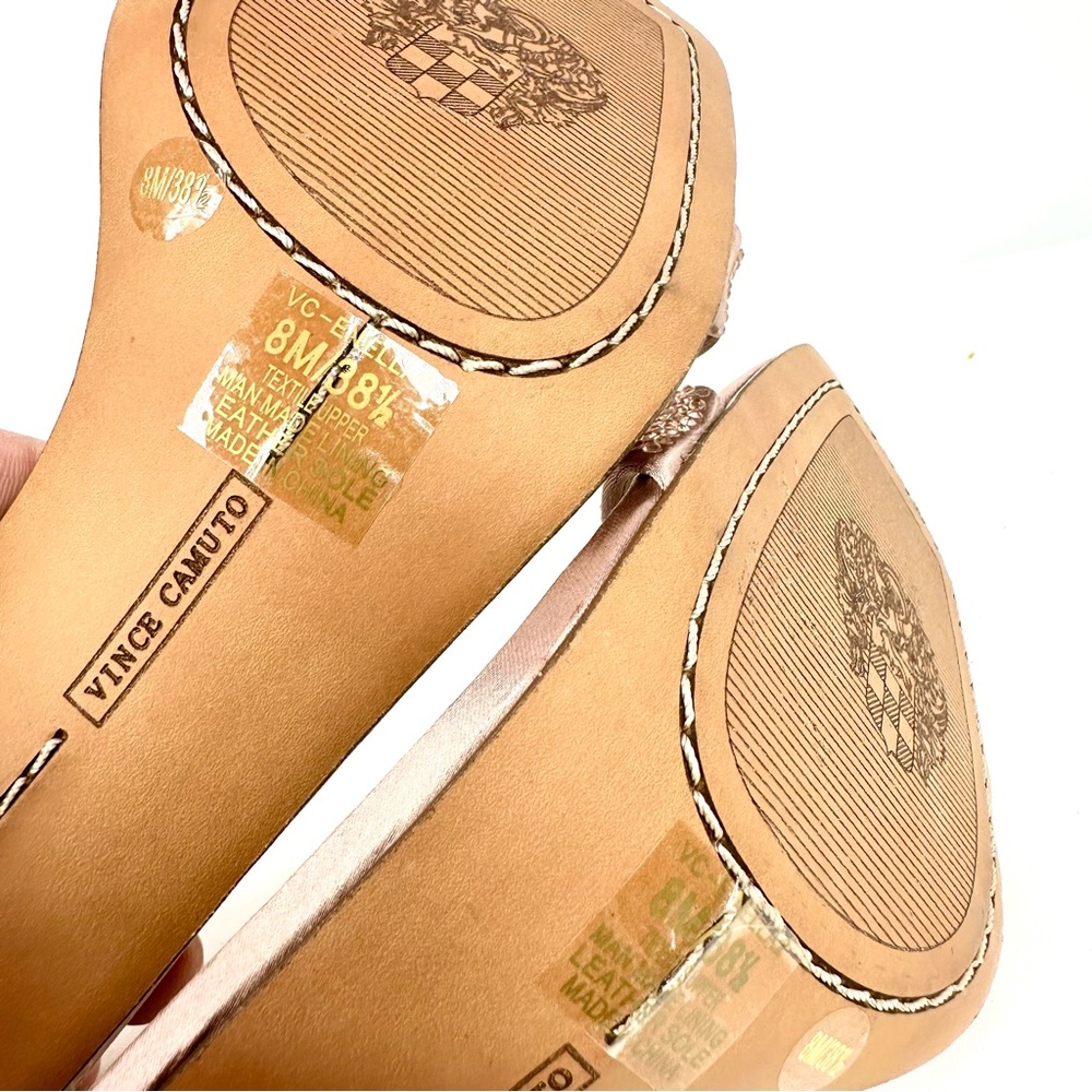 Vince Camuto | Women’s 8 Enella Rhinestone Strappy Stiletto Sandals - Picture 9 of 9